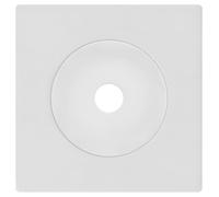 Fontini - Sortie Câble Blanc DOM Avec Plaque Simple Blanc - Discrétion