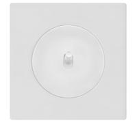Fontini Vers et arrière blancs avec contrôle DOM brillant et plaque simple blanche - élégance simple et fonctionnalité pratique