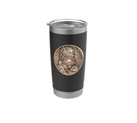 Foo Dog Coin Hobo T-shirt Nickel Gobelet isotherme en acier inoxydable double paroi