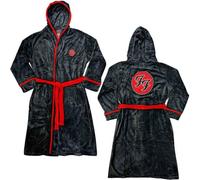 Foo Fighters Peignoir Ff Band Logo Nouveau Officiel Noir Super Soft Fleece Size M