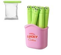 Food Clip Set, Leakproof Clamp Pack, Cute Storage Gear with Smart Style, Utility Aid for Daily Use, Clip Mate, Kitchen Tool for Fridge Cabinet Pantry Apartment Office Restaurant Bread Snack 150G