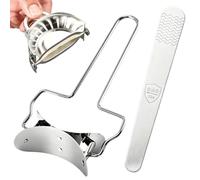 Food Grade Homemade Cutter Dumpling Maker 3 Pieces Stainless Steel | Empanadas Maker Press for Baking Cake Candy Chocolate Gummy Soap Party Classroom Home Candle Art Crafting