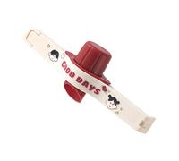 Food Storage Clips, Bag Sealing Clamp, Snack Organizer Clip with Pouring Spout, Airtight Freshness Lock, Easy-Grip Design, for Kitchen Pantry, Travel, Kids, Seniors, Dorm Use, 13.7x3.5x5cm Red White