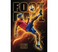 FOOT : Agenda scolaire 2025-2026 Journalier 1 jour par page Petit format 12x17 Garçon fan de football: Primaire (CM1, CM2), collège, lycée, étudiant | Passionné de foot | Sport