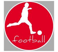 Football - 15cm - Sticker/Autocollant