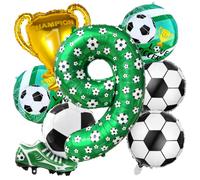 Football Décoration Anniversaire 9 Ans, Football Ballons 9 Ans, Ballon Pour Fête Anniversaire