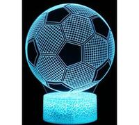 Football Lampe LED 3D Illuminated Bureau optique Veilleuse avec 7 couleurs wedazano259 G