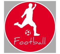 Football Tir - 20cm - Sticker/Autocollant