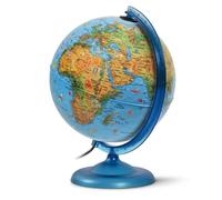 Wonday Globe lumineux KID pour enfants bleu 250 mm texte français éclairage LED