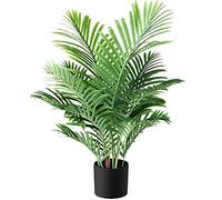 Fopamtri Plantes Artificielles Fausse Plante de Palmier Majesté en Pot Hauteur 90cm Tropical Vertes Décoration Palmier Artificiel pour Interieur ou Exterieur Decoration（1PACK