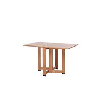 Foppapedretti Cartesio Table avec plateaux pliants, noyer