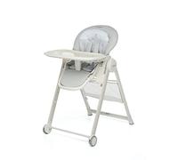 Foppapedretti Chaise haute Misterchef, enfant de 0 à 3 ans (jusqu'à 15 kg), assise/repose-pieds/dossier réglable, panier porte-objets, stable, avec rembourrage lavable, Dolcestella