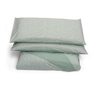 Foppapedretti Notte & Nature Housse de Couette 2P avec 2 taies d'oreiller; Pétales Salvia 100% Coton, Made in Italy