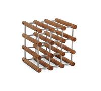 Casier à bouteilles Foppapedretti IlCantiniere 12 bouteilles Aluminium Bois Aluminium Noyer