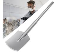 Foppla Lot de 2 pelles à boue, SDS Max, 450 x 110 mm, pour perceuse, marteau perforateur, burin, mallette en plastique, peut être utilisée pour soulever du gravier, du sol gelé et de l'asphalte