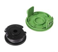 For Greenworks 21287 Bobine de fil en nylon compatible avec débroussailleuse 24 V avec capuchon et câble en nylon de 6 m 1,5 mm pour un fonctionnement fiable
