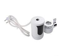 for INSTANT Robinet de chauffe-eau électrique, robinet à chauffage rapide 3 s pour évier de cuisine et de salle de bain, chaud et froid à double usage, corps en métal ABS, blanc, 14 x 13 x 65 cm