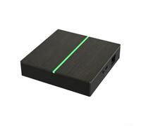 for Smart for Zigbee for gateway Hub for Home Automation - Matière pour IR activé pour blaster pour TV AC pour Alexa Google - Unité compacte 90 mm noire