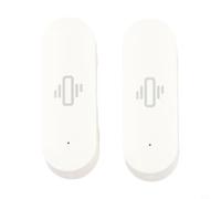 for Smart Life Lot de 2 capteurs de vibrations WiFi compatibles avec Tuya pour détecteur de chute de choc instantané, design compact pour la surveillance de la sécurité à domicile