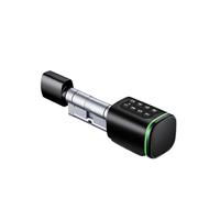 For Tuya Smart Digital Door Lock Mortise DeadBolt with 2 Ways Adjustable Cylinder Length Fingerprint Password APP Key IC Card Unlock(30 and 30)