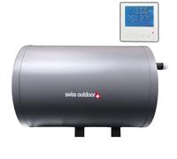 FORÇA Swiss Outdoor S.O. Chauffe-eau pour camping-car 6 litres 12V 200W avec écran LCD, élément de commande, caravane, camping-car, chaudière, alimentation en eau, chauffe-eau, eau chaude