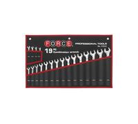 FORCE 5191C Kit de clés polygonales et de clés à fourches