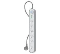 Force Power Multiprise 6 Voies Type E 1120J 1.5m avec Protection Parafoudre