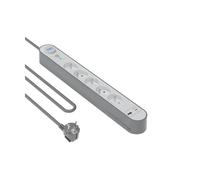 Force Power Multiprise Parafoudre 8 Prises Argent