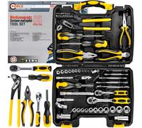 FORCEKRAFT Grand KIT d'outils 65 ÉLÉMENTS + VALISE à outils