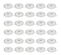 Fore 30PCS Crochet de Plafond Adhésif, Transparents Auto-adhésifs Crochets avec œillets, pour Plafonds, Murs de Cuisine, Fenêtres en Verre