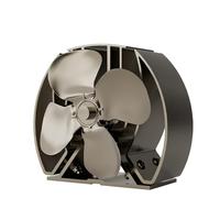 Forest Master | Mini ventilateur Viking avancé en bronze brossé - Puissant ventilateur à 4 pales alimenté par la chaleur pour poêles à bois et cheminées - Circulation de chaleur écologique