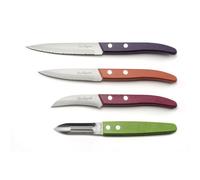 Forest - Set De 4 Couteaux Essentiel" Bois Teinté