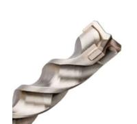 Foret à béton 1 pièce SDS+ Plus Booster Foret cruciforme à grande vitesse en acier au carbure en métal massif pour le perçage renforcé du béton, de la pierre de silicate (8 mm x 110 mm)