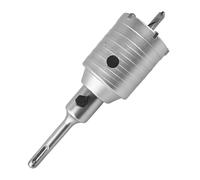 Foret à Beton Scie Cloche Kit de Trépan Béton SDS Plus Couronne Carotteuse 55MM Pour Scie Murale Carbure pour Ciment Brique Mur