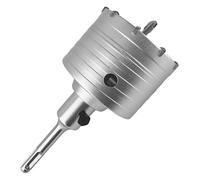 Foret à Beton Scie Cloche Kit de Trépan Béton SDS Plus Couronne Carotteuse 80MM Pour Scie Murale Carbure pour Mur Ciment Brique