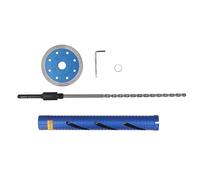 Foret à carotte en béton Blue Diamond, foret diamanté pour carottage humide, foret à carotte à haute dureté pour usage sec et humide, avec filetage 5/8-11, destiné au perçage du
