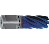 Foret à carotter HSS-XE+DURABLUE, tige Weldon, longueur utile 30 mm, Blue-Line30, diamètre Ø d = 36 mm