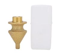 Foret à chanfrein étagé brasé émeri 10-38mm, alésoir à cône conique multicouche pour métal, bois, carrelage, marbre, pierre d'ingénierie