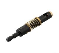 Foret à charnière à centrage automatique HSS pour le travail du bois, alésoir de guidage à ressort pour perforatrice de porte d'armoire, outil de positionnement précis de vis 5 mm 1/4" (5 mm)