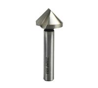 Foret à fraiser 4,5-60 mm, 1 flûte/3 cannelures, chanfrein d'ébavurage 90 degrés for acier, fer, aluminium et métal(1 Flute,8.3mm)