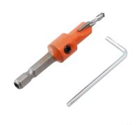Foret à Fraiser Hexagonal 1/4" pour Bois Acier Foret à Fraiser | Acier allié , queue hex 1/4", perçage rapide, pour idéal pour le pour bois et les vis(3.2×10)