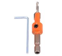 Foret à Fraiser Hexagonal 1/4" pour Bois Acier Foret à Fraiser | Acier allié , queue hex 1/4", perçage rapide, pour idéal pour le pour bois et les vis(3.5×8)