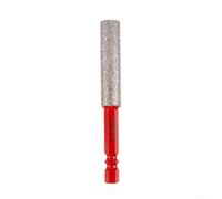 Foret à meuler avec noyau de cire de refroidissement intégré pour une utilisation sur carreaux remplis de verre, porcelaine et marbre sans alimentation en eau externe (10 mm)