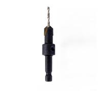 Foret à pour bois Hexagonal 6,35mm Réglable pour Foret à pour(2.5×9.5mm) | Tige hex 6,35mm, butée ajustable, trou pour pilote et fraisage combinés, acier allié durable