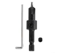 Foret à pour bois Hexagonal 6,35mm Réglable pour Foret à pour(2.8×9.5mm) | Tige hex 6,35mm, butée ajustable, trou pour pilote et fraisage combinés, acier allié durable