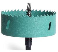 Foret à rainurer bimétallique de 165 mm, vert, pour le bois et le métal