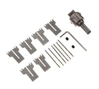 Foret Annulaire pour Anneau de Bricolage, Acier Haute Précision Argenté | Outil de Perçage pour Bois, Kit Fabrication de Bijoux, Résine et Marbre, Sculpture, Fabrication de Maillet