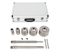 Foret Béton Ø 30/40/68/80/100 mm et SDS-Plus adaptateur avec coffret en aluminium