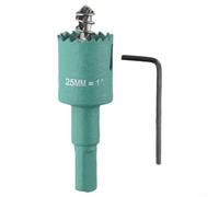 Foret Bimétal pour bois 16-50mm HSS Centreur Inclus Foret Bimétal(25mm) | Centreur manuel inclus, pour bois dur et tendre, pour idéal menuiserie, taille 16 à 50mm, acier HSS