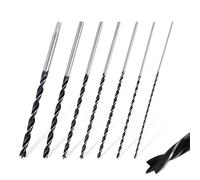 Foret Bois, 7pcs Meche Bois 300mm Forets à Bois Hélicoïdaux Longs Diamètre 12 mm 10 mm 8 mm 7 mm 6 mm 5 mm 4 mm pour Bois Tendre et Dur